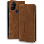 Bodycell Book Case Pu Leather OnePlus Nord N10 5G Brown - (04-00681)
