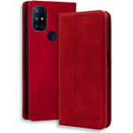 Bodycell Book Case Pu Leather OnePlus Nord N10 5G Red - (04-00682)