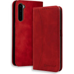 Bodycell Book Case Pu Leather OnePlus Nord Red - (04-00673)