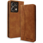 Bodycell Book Case Pu Leather Oppo Reno 8 5G Brown - (04-01035)