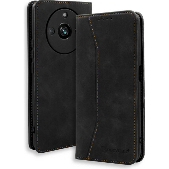 Bodycell Book Case Pu Leather Realme 11 Pro 5G Black - (04-01190)