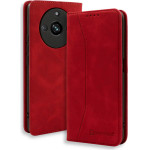 Bodycell Book Case Pu Leather Realme 11 Pro 5G Red - (04-01192)