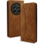 Bodycell Book Case Pu Leather Realme 12 4G/12 Plus 5G Brown - (BB-00112)