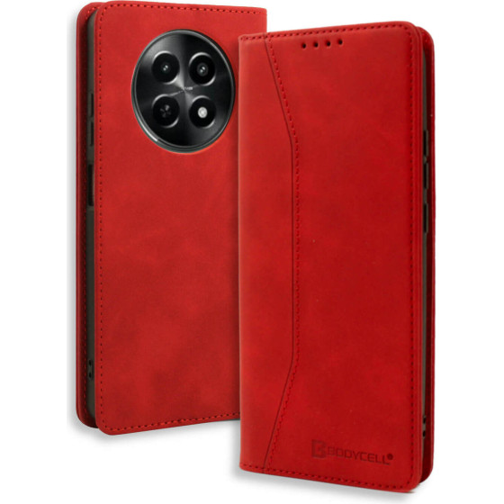 Bodycell Book Case Pu Leather Realme 12 5G/12X 5G Red - (BB-00110)