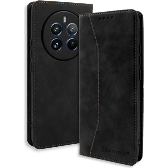 Bodycell Book Case Pu Leather Realme 12 Pro/12 Pro Plus 5G Black - (BB-00048)