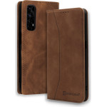 Bodycell Book Case Pu Leather Realme 7 4G Brown - (04-00687)
