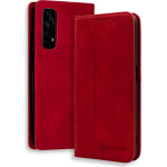 Bodycell Book Case Pu Leather Realme 7 4G Red - (04-00688)