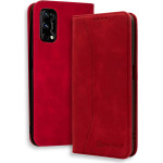 Bodycell Book Case Pu Leather Realme 7 Pro Red - (04-00691)