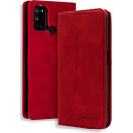 Bodycell Book Case Pu Leather Realme 7i Red - (04-00694)