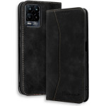 Bodycell Book Case Pu Leather Realme 8/8 Pro Black - (04-00695)