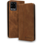 Bodycell Book Case Pu Leather Realme 8/8 Pro Brown - (04-00696)