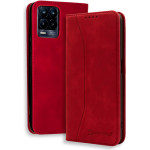 Bodycell Book Case Pu Leather Realme 8/8 Pro Red - (04-00697)