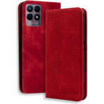 Bodycell Book Case Pu Leather Realme 8i Red - (04-00863)