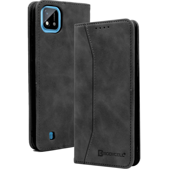 Bodycell Book Case Pu Leather Realme C11 2021 Black - (04-00480)