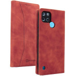 Bodycell Book Case Pu Leather Realme C21Y/C25Y Red - (04-00241)
