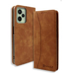 Bodycell Book Case Pu Leather Realme C35 Brown - (04-01058)
