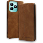 Bodycell Book Case Pu Leather Realme C51/Note 50 Brown - (04-01203)