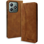 Bodycell Book Case Pu Leather Realme C61 4G/C63 4G Brown - (BB-00121)
