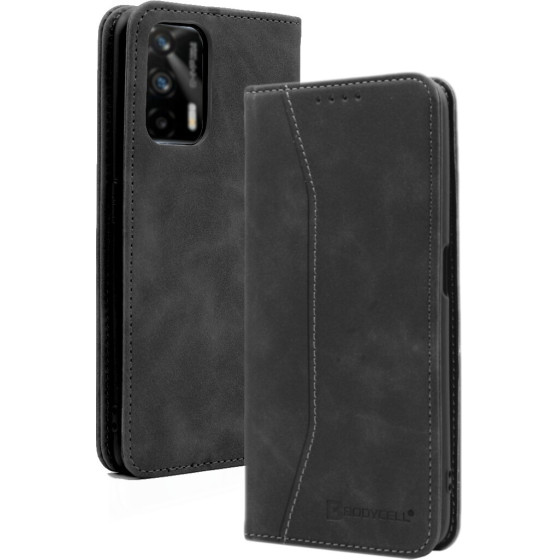 Bodycell Book Case Pu Leather Realme GT 5G Black - (04-00415)
