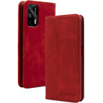 Bodycell Book Case Pu Leather Realme GT 5G Red - (04-00420)