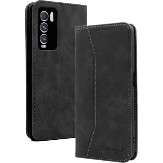 Bodycell Book Case Pu Leather Realme GT Explorer Master 5G Black - (04-00983)