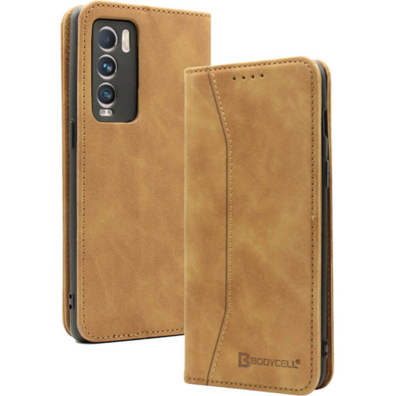 Bodycell Book Case Pu Leather Realme GT Explorer Master 5G Brown - (04-00984)