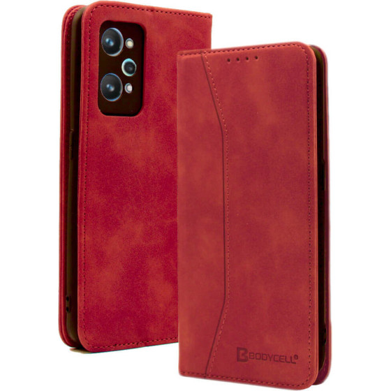 Bodycell Book Case Pu Leather Realme GT Neo 2/GT2 5G Red - (04-00431)