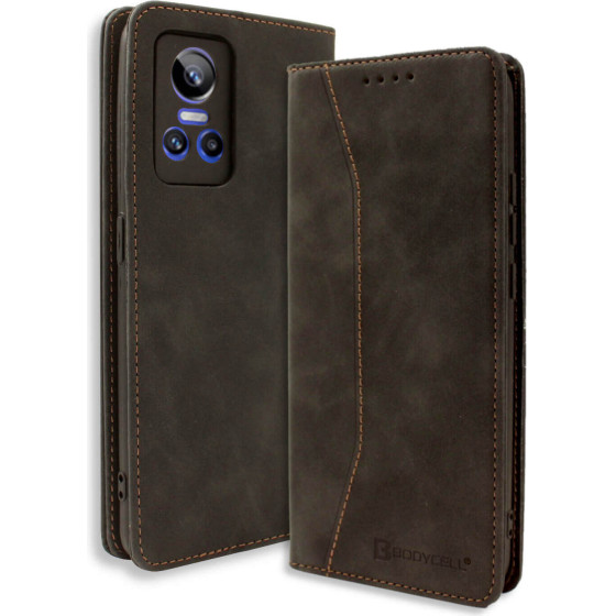 Bodycell Book Case Pu Leather Realme GT Neo 3 5G Black - (04-01063)
