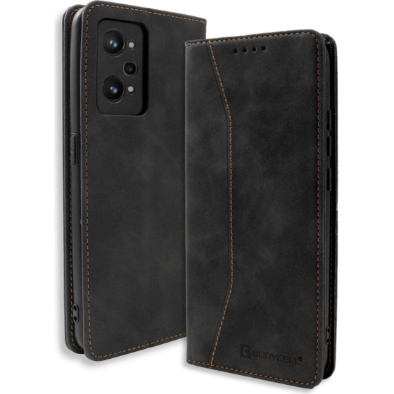 Bodycell Book Case Pu Leather Realme GT Neo 3T 5G Black - (04-01066)