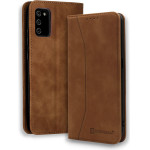 Bodycell Book Case Pu Leather Samsung A02s Brown - (04-00635)