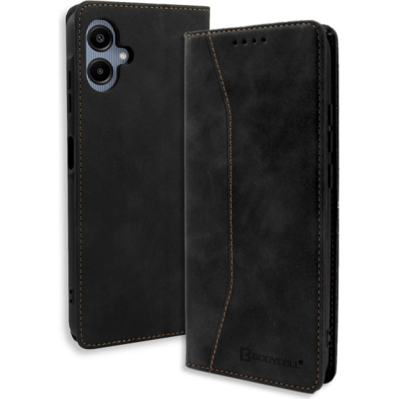Bodycell Book Case Pu Leather Samsung A06 Black - (BB-00132)