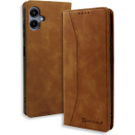 Bodycell Book Case Pu Leather Samsung A06 Brown - (BB-00133)