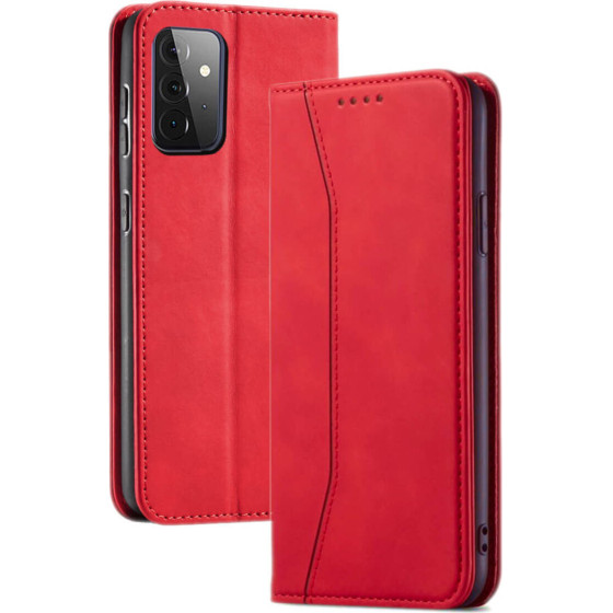 Bodycell Book Case Pu Leather Samsung A13 4G Red - (04-00898)