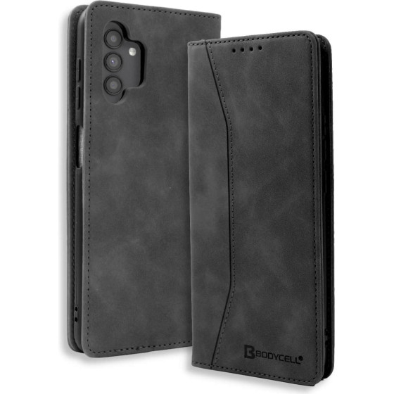 Bodycell Book Case Pu Leather Samsung A13 5G Black - (04-01013)