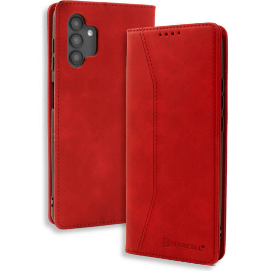 Bodycell Book Case Pu Leather Samsung A13 5G Red - (04-01015)