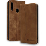 Bodycell Book Case Pu Leather Samsung A20S Brown - (04-00299)