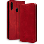 Bodycell Book Case Pu Leather Samsung A20S Red - (04-00298)