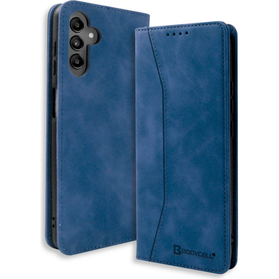 Bodycell Book Case Pu Leather Samsung A25 Blue - (BB-00015)