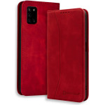 Bodycell Book Case Pu Leather Samsung A31 Red - (04-00308)