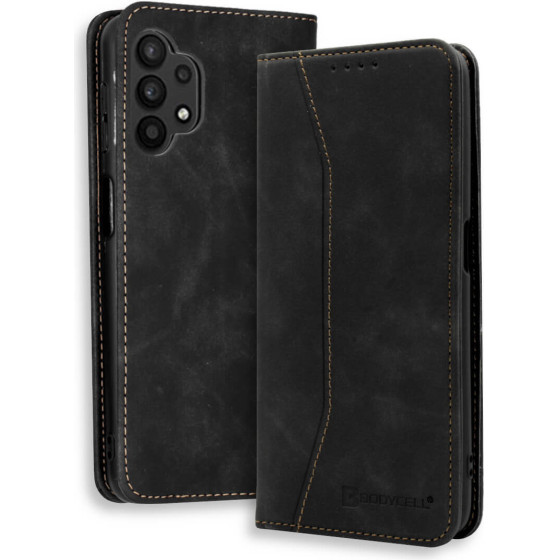 Bodycell Book Case Pu Leather Samsung A32 5G Black - (04-00631)