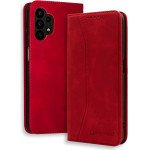 Bodycell Book Case Pu Leather Samsung A32 5G Red - (04-00633)