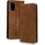 Bodycell Book Case Pu Leather Samsung A41 Brown - (04-00319)