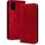 Bodycell Book Case Pu Leather Samsung A51 Red - (04-00328)