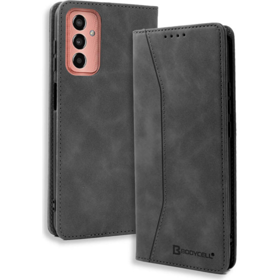 Bodycell Book Case Pu Leather Samsung M13 Black - (04-01019)