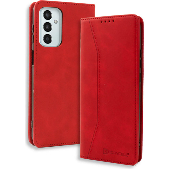 Bodycell Book Case Pu Leather Samsung M23 5G Red - (04-01024)