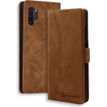 Bodycell Book Case Pu Leather Samsung Note 10 Plus Brown - (04-00364)