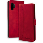 Bodycell Book Case Pu Leather Samsung Note 10 Plus Red - (04-00363)