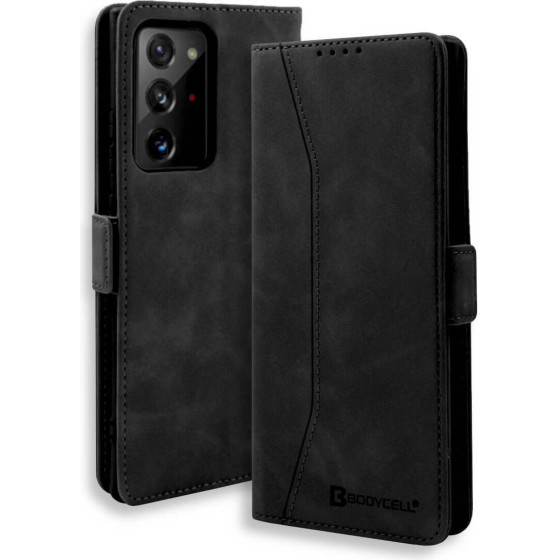 Bodycell Book Case Pu Leather Samsung Note 20 Ultra Black - (04-00377)