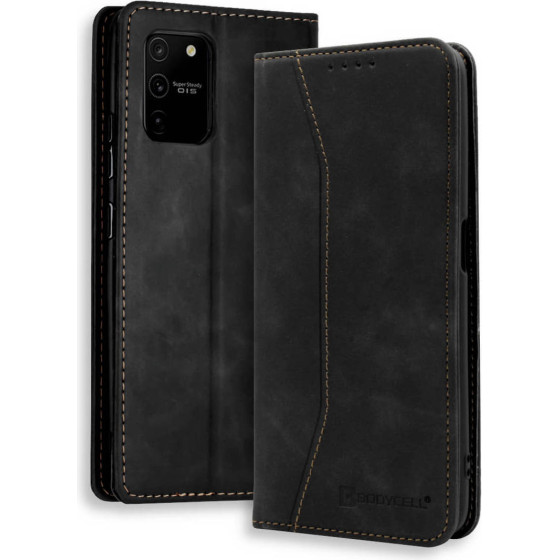 Bodycell Book Case Pu Leather Samsung S10 Lite Black - (04-00372)