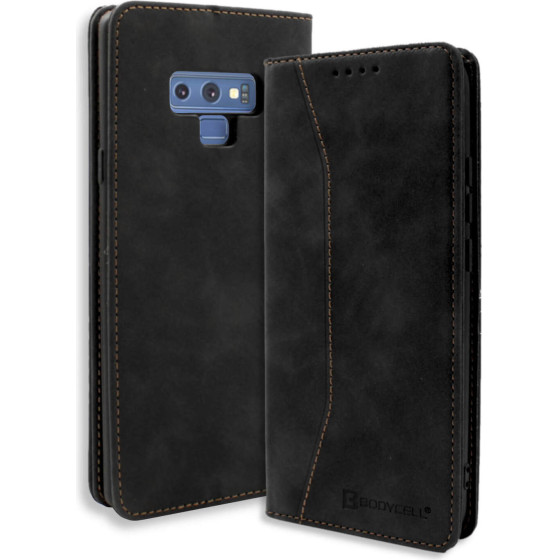 Bodycell Book Case Pu Leather Samsung Note 9 Black - (04-01096)